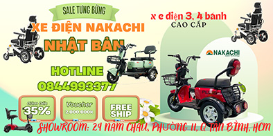 Xe Điện 3 Bánh- Xe Điện Ba Bánh ở HCM
