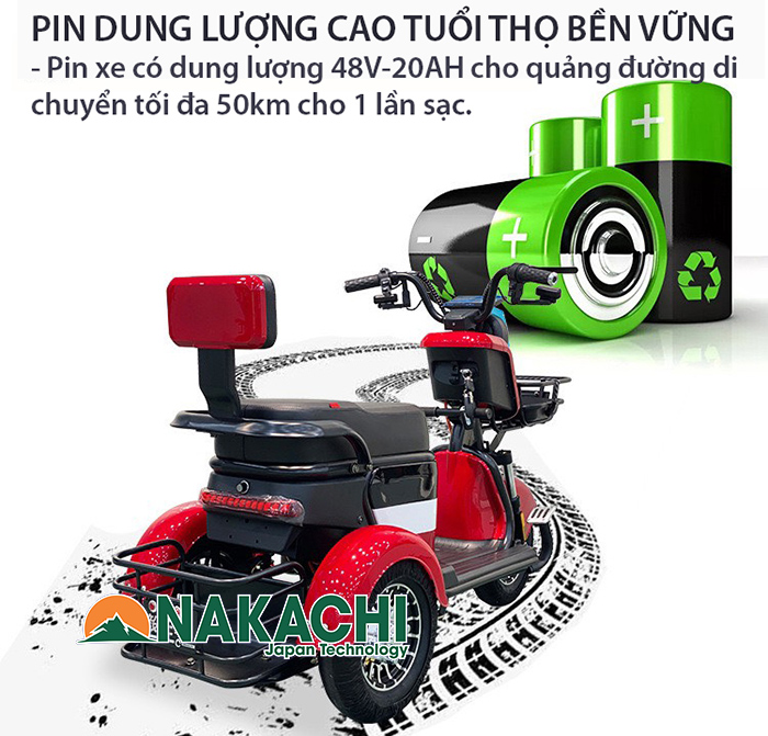 Xe điện 3 bánh gái rẻ