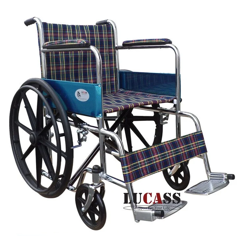  Xe Lăn Tay Lucass X-9B Vải Caro