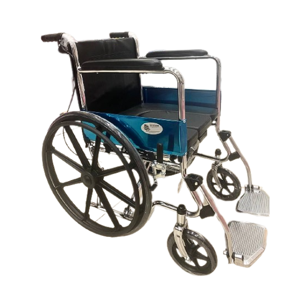  Xe Lăn Có Bô Vệ Sinh Lucass X-89B Bánh Đúc