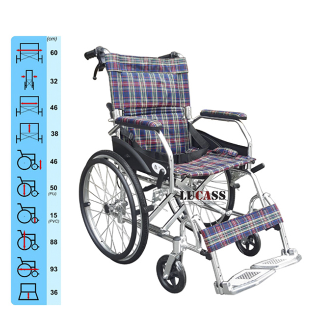  Xe lăn tay du lịch Lucass X-63L